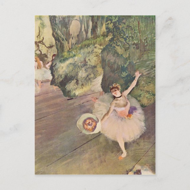Edgar Degas stjärna. Vykort (Framsida)