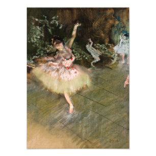 Edgar Degas - Stjärnan 1878 Fototryck