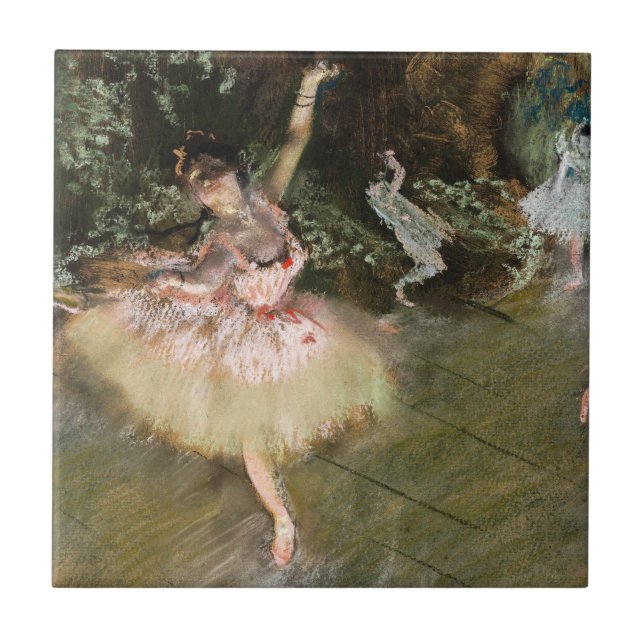Edgar Degas - Stjärnan 1878 Kakelplatta (Framsidan)