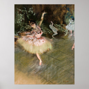 Edgar Degas - Stjärnan 1878 Poster