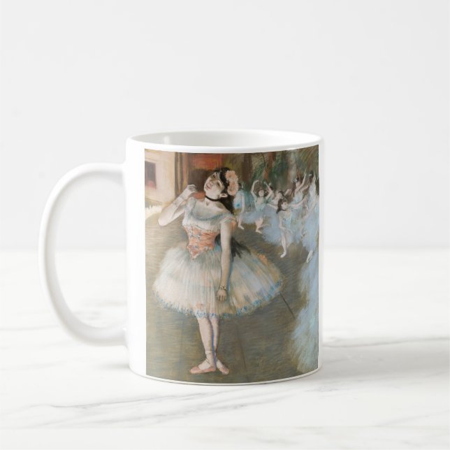 Edgar Degas -Stjärnan (ca. 1879–1881)  Kaffemugg (Vänster)