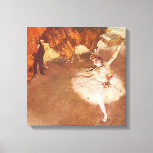 Edgar Degas Stjärnan Canvastryck (Framsida)