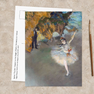 Edgar Degas - Stjärnan / Dansaren på scenen Vykort