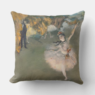 Edgar Degas stjärnan eller dansare på arranger Kudde