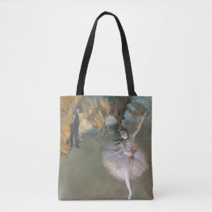 Edgar Degas stjärnan eller dansare på arranger Tygkasse