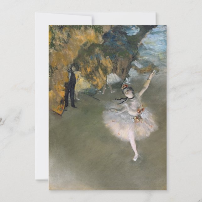 Edgar Degas - stjärnan eller dansaren på scenen (Framsida)