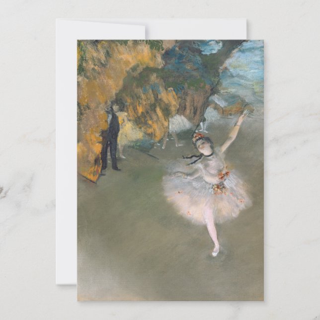 Edgar Degas | Stjärnan eller Dansaren på scenen Tack Kort (Framsida)