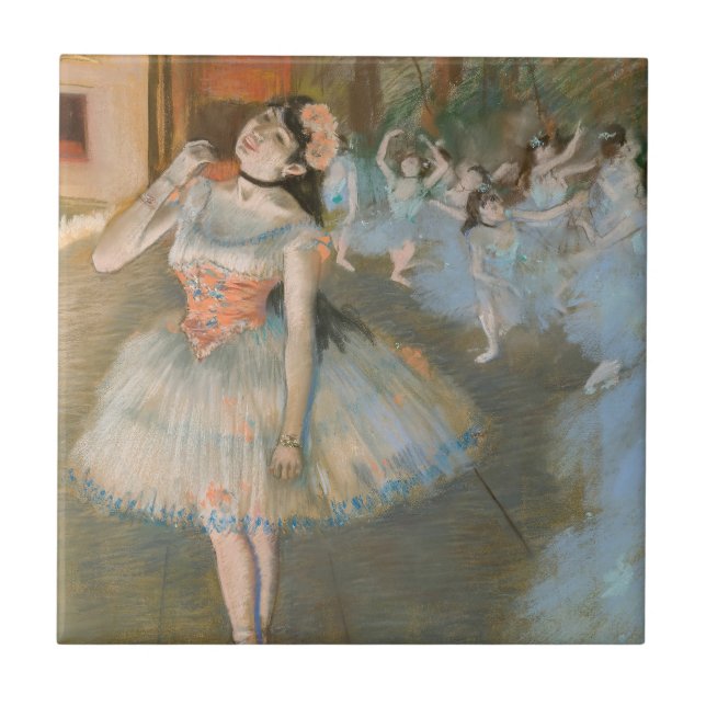Edgar Degas - stjärnorna Kakelplatta (Framsidan)