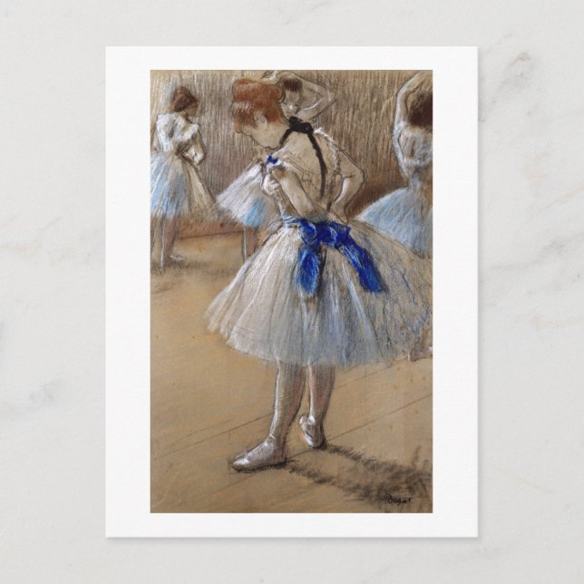 Edgar Degas | Studie av en dansare | Ny adress Meddelande Vykort (Framsida)