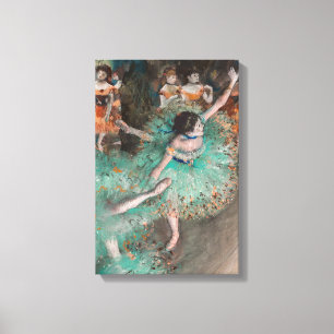 Edgar Degas - Svajande dansare / Dansare i grönt Canvastryck