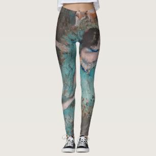 Edgar Degas Swuting Dancer Grönt Dancer Leggings