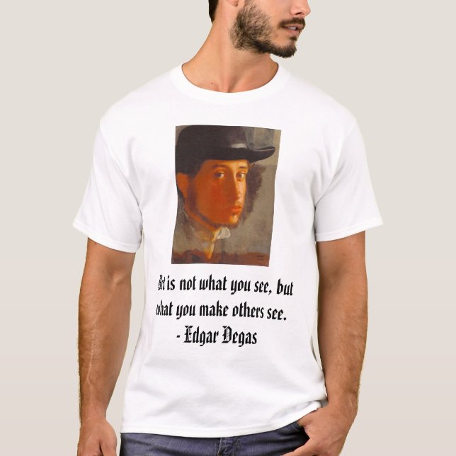 Edgar Degas T Shirt (Framsida)