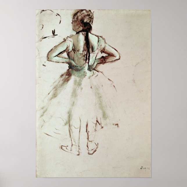 Edgar Degas | Tankare betraktad bakifrån Poster (Framsidan)