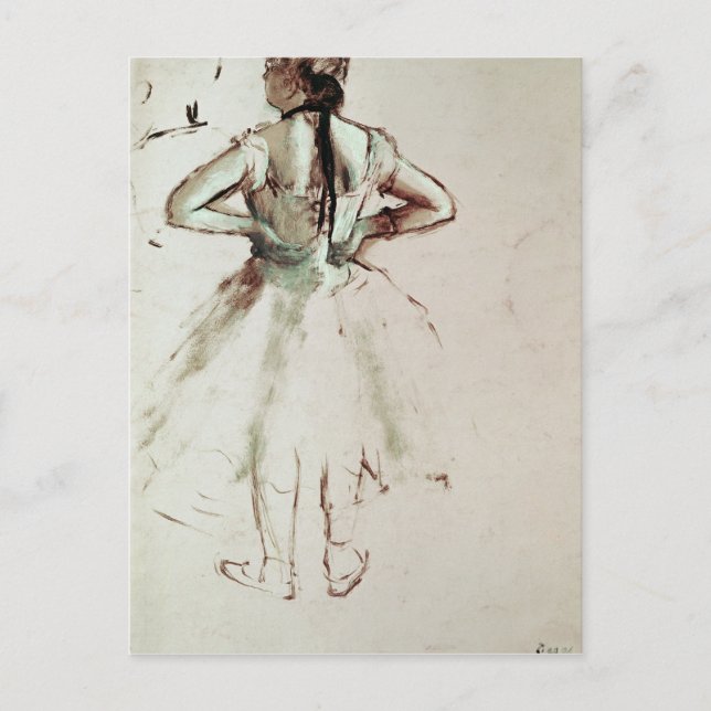 Edgar Degas | Tankare betraktad bakifrån Vykort (Framsida)