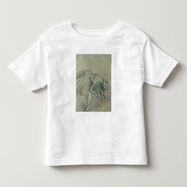 Edgar Degas | Tankare Fixing her Slipper, c.1865 Tee Shirt (Framsida)
