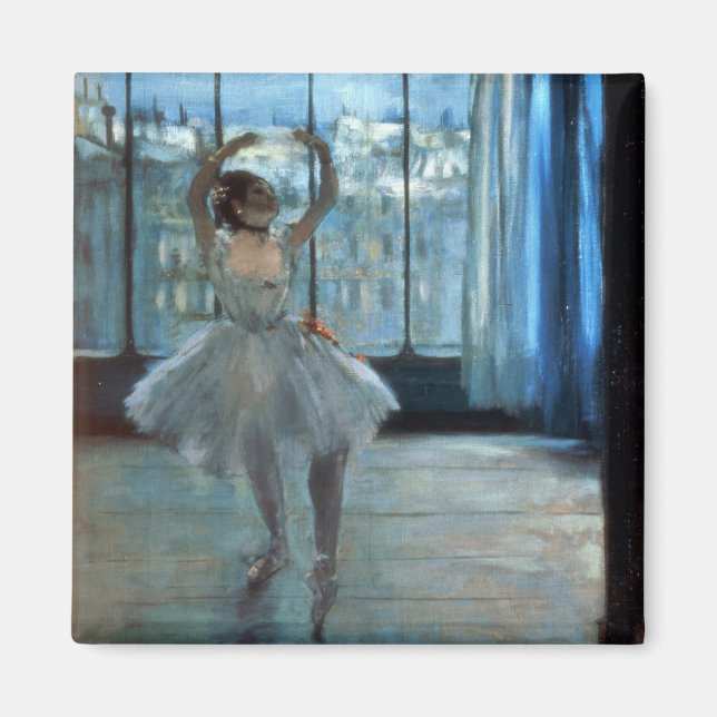 Edgar Degas | Tankare framför ett fönster Magnet (Framsidan)