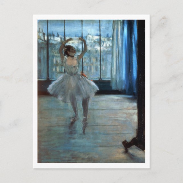 Edgar Degas | Tankare framför ett fönster Vykort (Framsida)