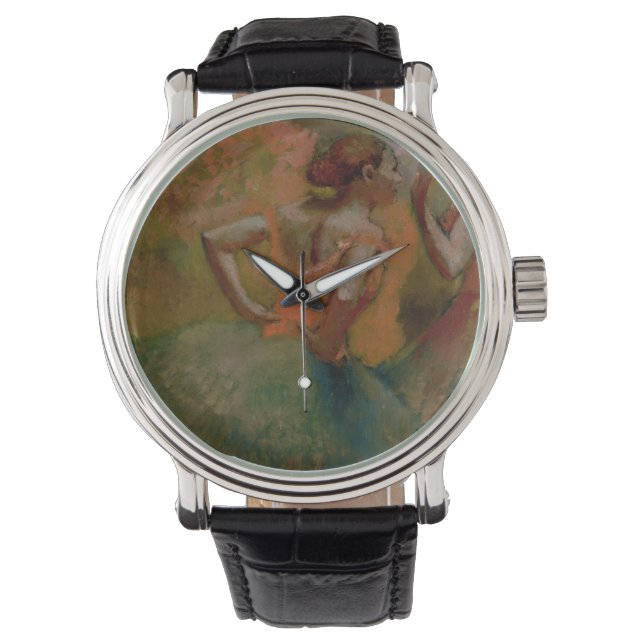Edgar Degas | Tankare som bär Grönt Skjort Armbandsur (Framsida)