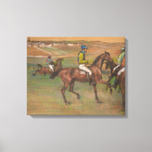 Edgar Degas - Tävling Horses Canvastryck