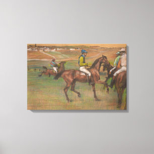 Edgar Degas - Tävling Horses Canvastryck