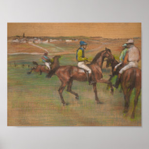 Edgar Degas - Tävling Horses Poster