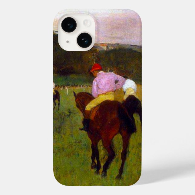 Edgar Degas Tävling Horses vid Longchamp (Baksida)
