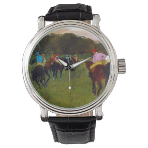 Edgar Degas Tävling Horses vid Longchamp Armbandsur