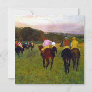 Edgar Degas Tävling Horses vid Longchamp Inbjudningar