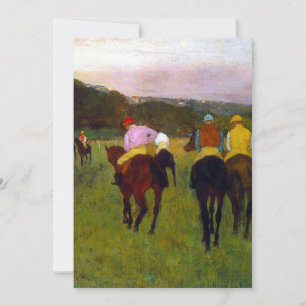 Edgar Degas Tävling Horses vid Longchamp Meddelande