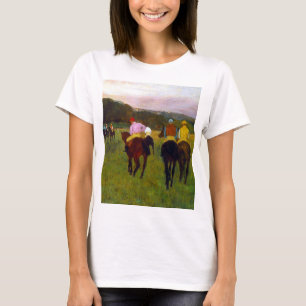 Edgar Degas Tävling Horses vid Longchamp T Shirt