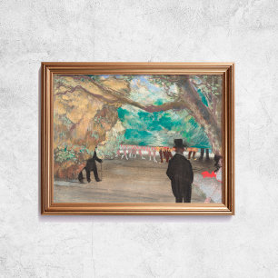 Edgar Degas the Curtain Dancers Art Poster