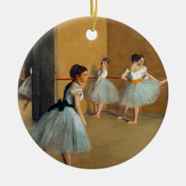 Edgar Degas the Dance Foyer at Opera Julgransprydnad Keramik (Framsidan)