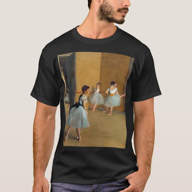 Edgar Degas the Dance Foyer at Opera T Shirt (Framsida)