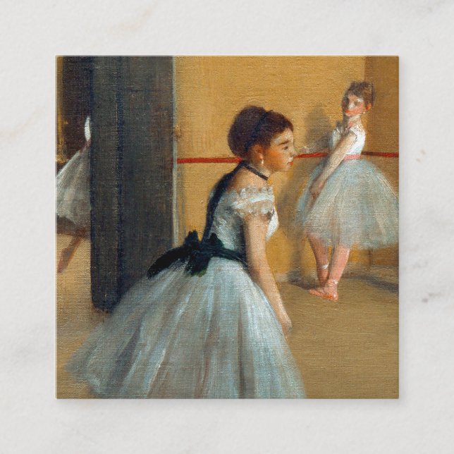 Edgar Degas the Dance Foyer at Opera Tilläggskort (Framsida)