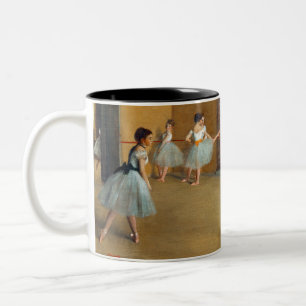 Edgar Degas the Dance Foyer at Opera Två-Tonad Mugg