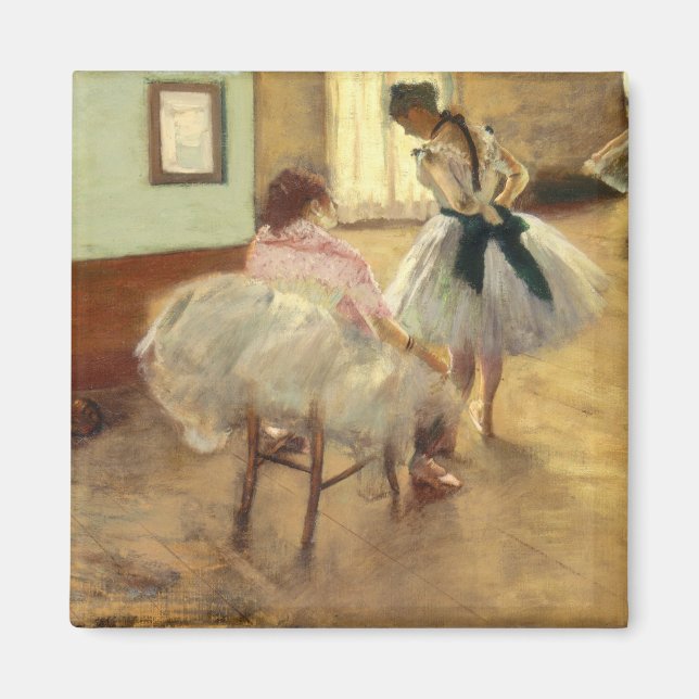 Edgar Degas the Dance Lesson Magnet (Framsidan)