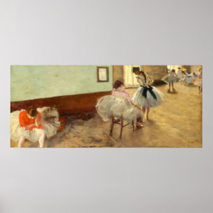 Edgar Degas the Dance Lesson Poster