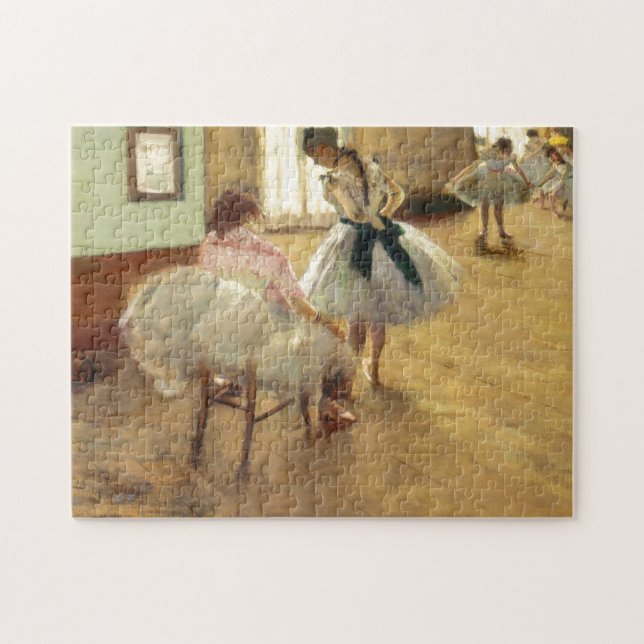 Edgar Degas the Dance Lesson Pussel (Horisontell)