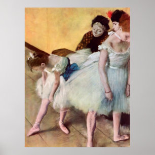 Edgar Degas the Dancing Class Poster