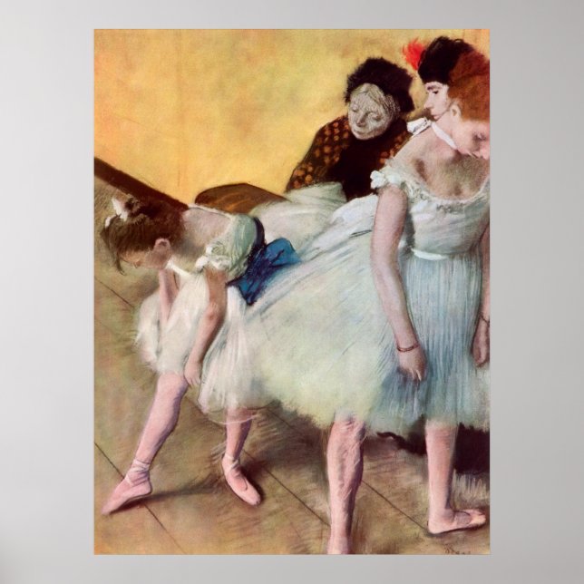 Edgar Degas the Dancing Class Poster (Framsidan)