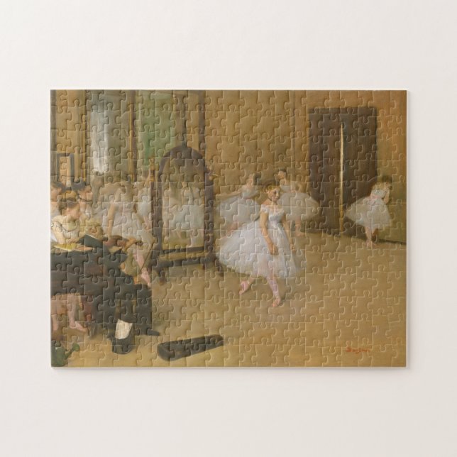 Edgar Degas the Dancing Class Pussel (Horisontell)
