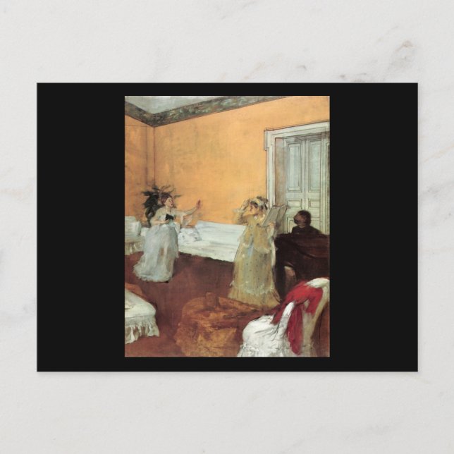 Edgar Degas the Duet Vykort (Framsida)