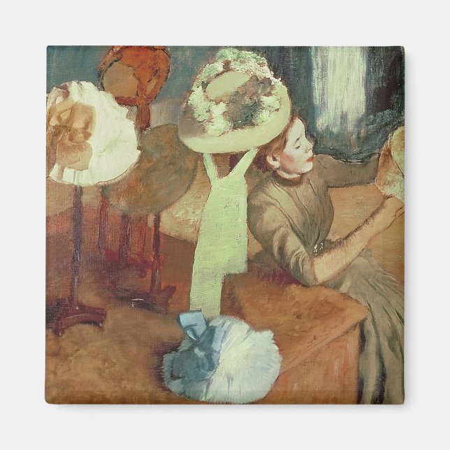 Edgar Degas | The Millinery Shop, 1879/86 Magnet (Framsidan)