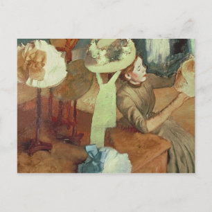 Edgar Degas The Millinery Shop, 1879/86 Vykort