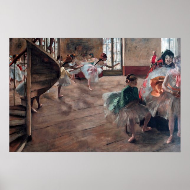 Edgar Degas - The Rehearsal Poster (Framsidan)