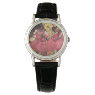 Edgar Degas the Rosa Dancers Keychain Armbandsur