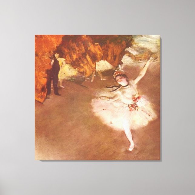 Edgar Degas the Star Canvastryck (Framsida)