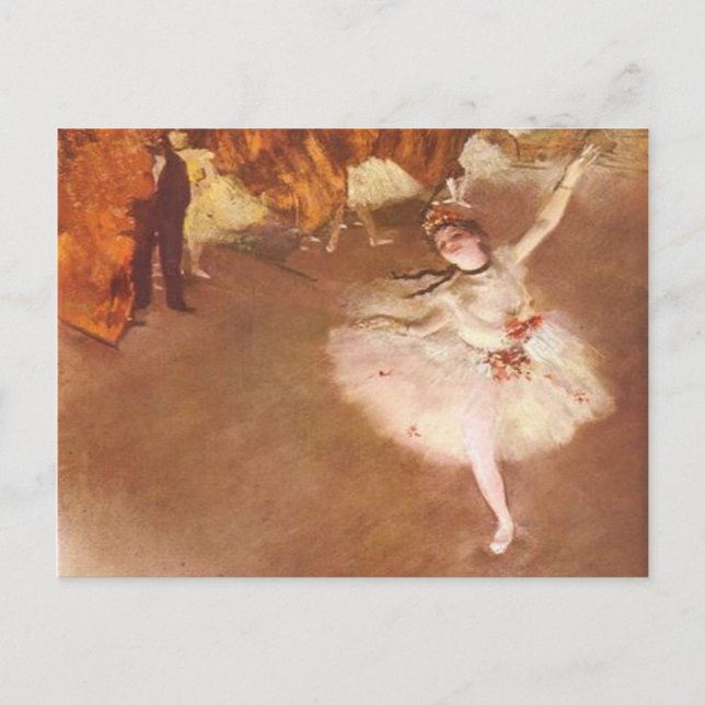 Edgar Degas the Star Vykort (Framsida)