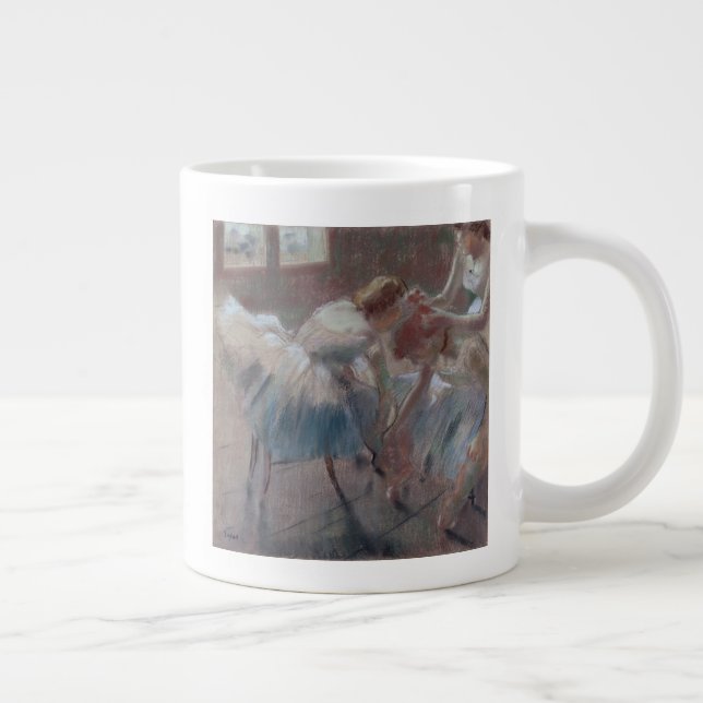 Edgar Degas| Tre dansare för klass Jumbo Mugg (Höger)