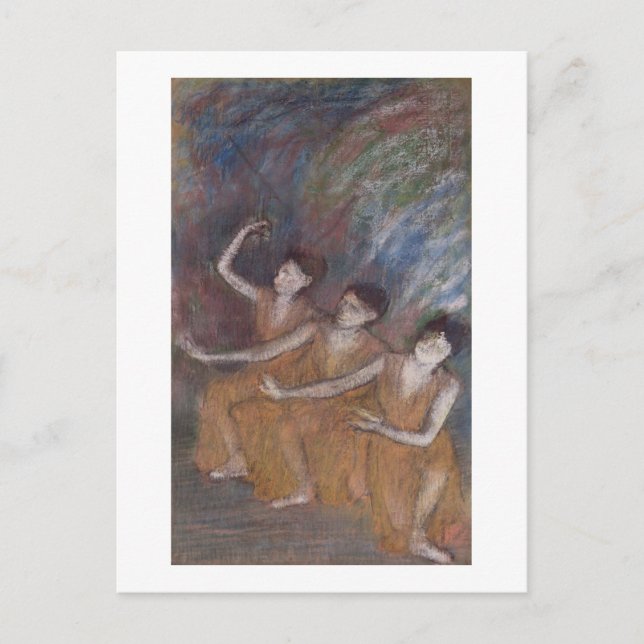 Edgar Degas | Trois Danseuses Vykort (Framsida)
